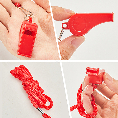 ABS Plastic Sports Outdoor Whistles NJEW-CN0001-09F-1
