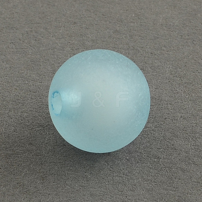 Frosted Acrylic Beads FACR-Q006-8mm-22-1