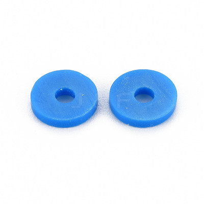 Handmade Polymer Clay Beads Strands CLAY-R089-8mm-T019-1