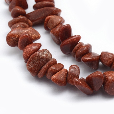 Synthetic Goldstone Beads Strands G-P332-22-1