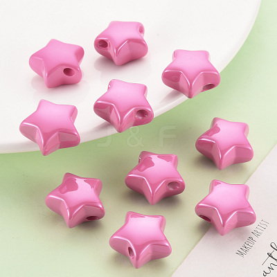 Opaque Acrylic Beads MACR-S372-02B-26-1