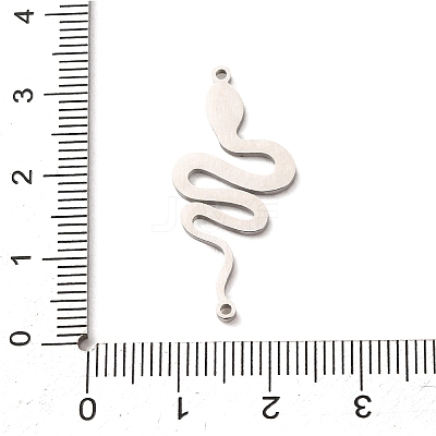 304 Stainless Steel Enamel Snake Links Connector Charms STAS-F367-06P-1