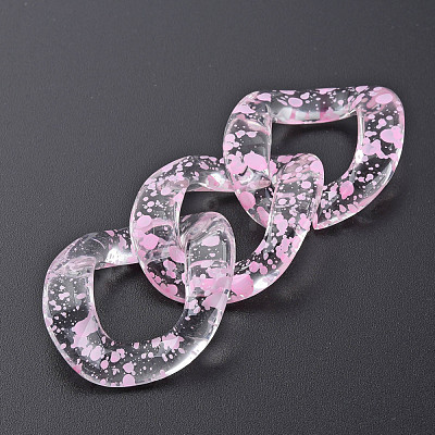 Transparent Acrylic Linking Rings OACR-N009-015A-B07-1