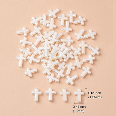 ABS Plastic Imitation Pearl Beads OACR-YW0001-71-1