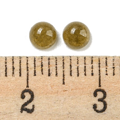 Natural White Jade Dyed Cabochons G-H309-03-17-1
