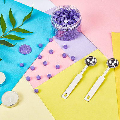 Sealing Wax Particles Kits for Retro Seal Stamp DIY-CP0003-50K-1