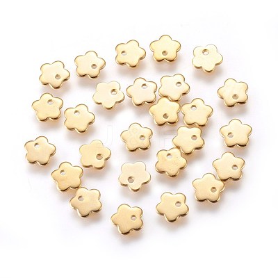 201 Stainless Steel Charms STAS-E447-17G-1