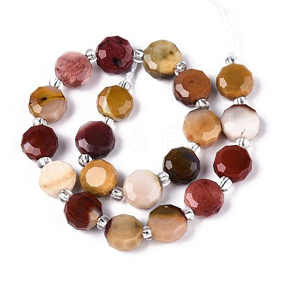 Natural Mookaite Beads Strands G-B153-B19-1
