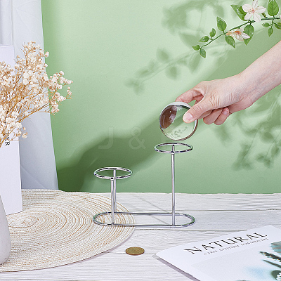 Alloy Crystal Ball Holders ODIS-WH0106-18P-1