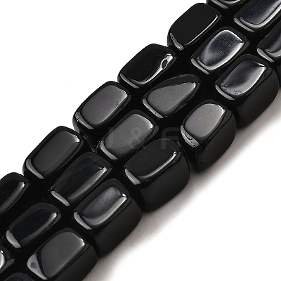 Natural Black Onyx Beads Strands G-F791-C03-1
