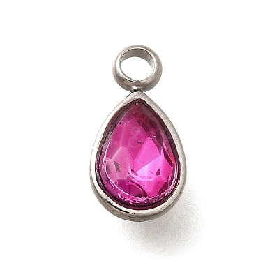 304 Stainless Steel Pendants STAS-Q346-04P-05-1