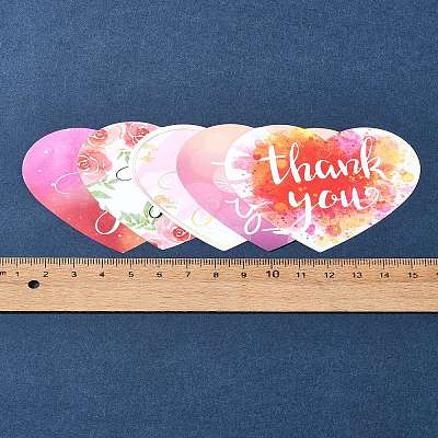 Coated Paper Thank You Greeting Card DIY-FS0007-76E-1
