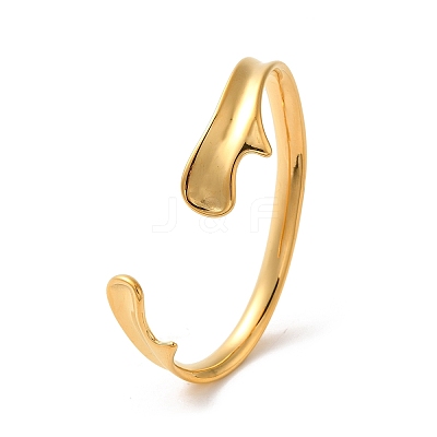 316 Stainless Steel Cuff Bangles BJEW-C053-02G-1