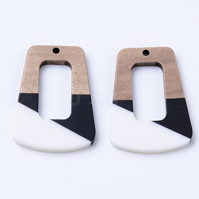 Resin & Walnut Wood Pendants LS-X-RESI-N025-003A-B02-1