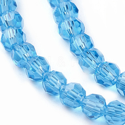 Glass Beads Strands X-EGLA-J042-6mm-07-1