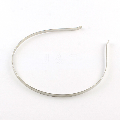 Hair Accessories Iron Hair Band Findings OHAR-Q042-008F-04-1