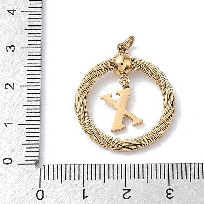 304 Stainless Steel Pendants STAS-D154-01X-G-1