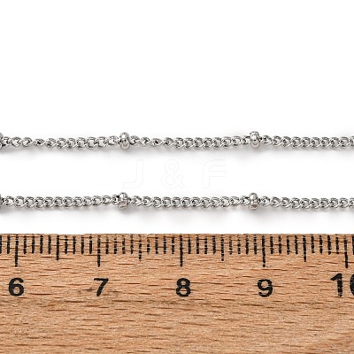 2MM 304 Stainless Steel Satellite Chain Necklaces NJEW-T016-24P-1
