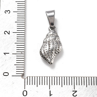 304 Stainless Steel Pendants STAS-G066-26P-1