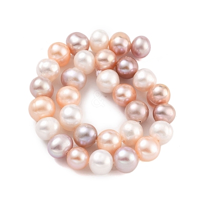 Natural Cultured Freshwater Pearl Beads Strands PEAR-C003-12J-1