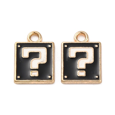 Alloy Enamel Charms ENAM-Q001-08G-03-1