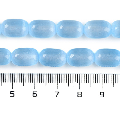 Natural Selenite Beads Strands G-F750-18-1