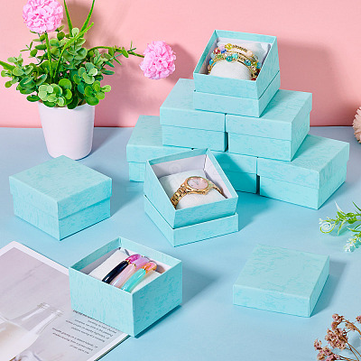 Rectangle Paper Jewelry Gift Boxes LS-CON-TAC0010-91E-1