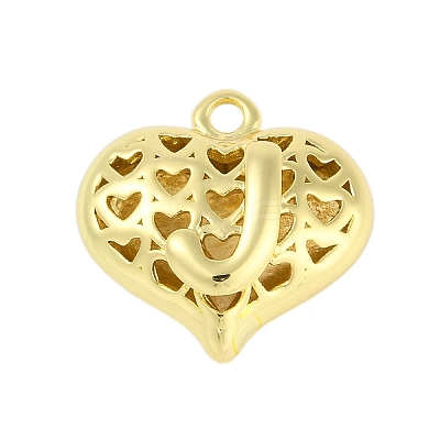 Hollow Brass Pendants for Valentine's Day KK-M289-03J-G-1