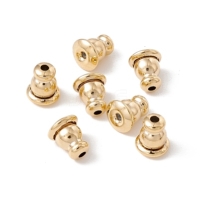 Rack Plating Brass Ear Nuts KK-G433-03LG-1