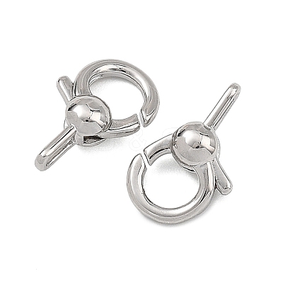SHEGRACE Brass Spring Ring Clasps XGRQ58507-786P-1