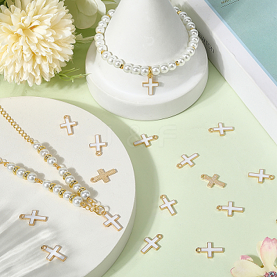 60Pcs Alloy Enamel Pendants ENAM-SC0006-70-1