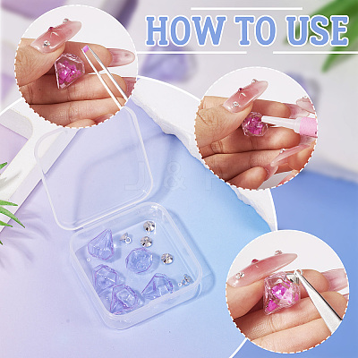 DIY Diamond Glass Bottles Pendants Making Kits DIY-TA0012-40D-1