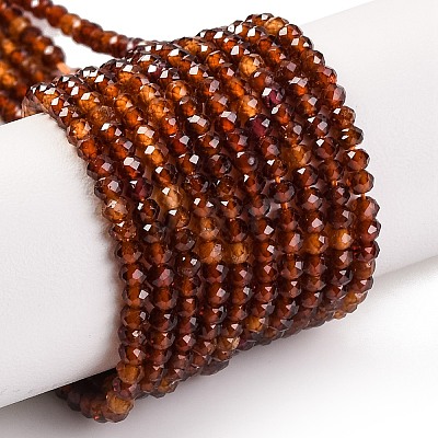 Natural Garnet Beads Strands G-F770-D03-02-1