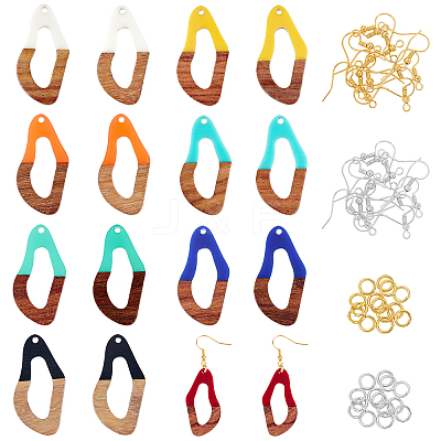 DIY Dangle Earring Making Kits DIY-OC0007-22-1