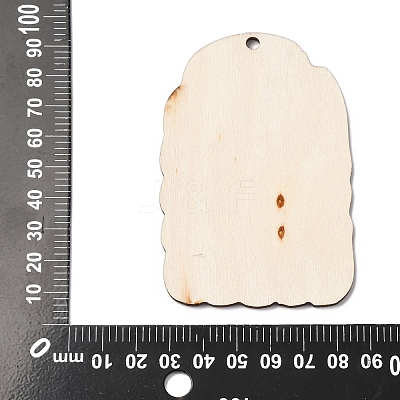 Halloween Printed Wooden Big Pendants WOOD-I016-01H-1
