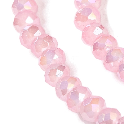 Baking Electroplate Glass Beads Strands DGLA-A039-J2MM-B15-1