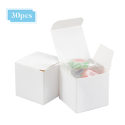 Foldable Creative Kraft Paper Box CON-WH0062-04B-WH-1