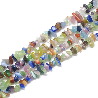 Cat Eye Beads Strands G-S315-45-1