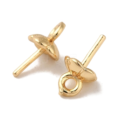 Rack Plating Brass Peg Bails Pendants KK-M285-13G-1