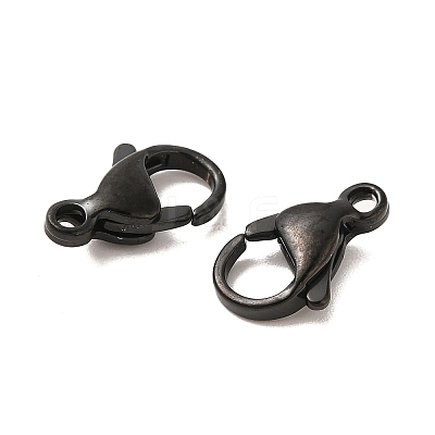 Ion Plating(IP) 304 Stainless Steel Lobster Claw Clasps STAS-AB12-B-1