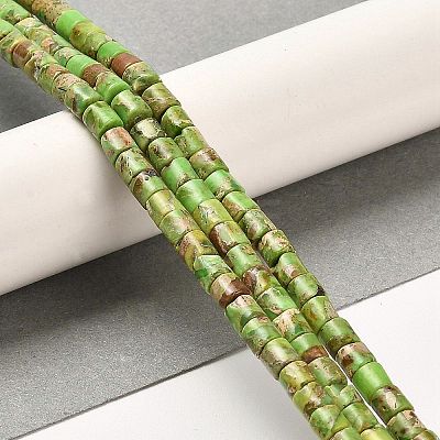Synthetic Regalite/Imperial Jasper/Sea Sediment Jasper Beads Strands G-F765-E05-01-1