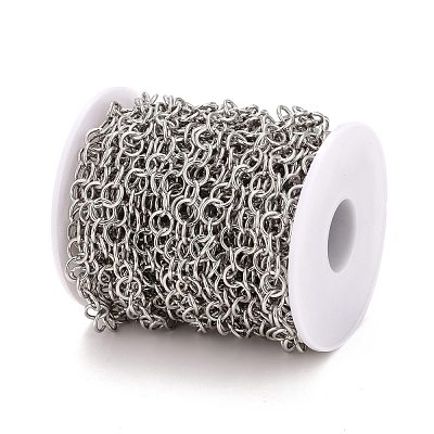 Tarnish Resistant 304 Stainless Steel Rolo Chains CHS-F011-08E-P-1