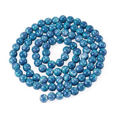 1 Strand Baking Paint Glass Beads Strands DGLA-TADJ0001-01A-1
