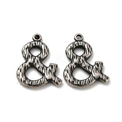 304 Stainless Steel Pendants STAS-L022-033AS-1