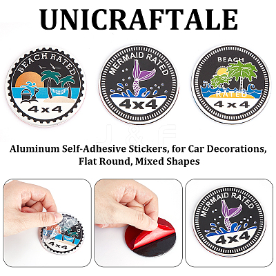 Aluminum Self-Adhesive Stickers STIC-UN0001-01C-1