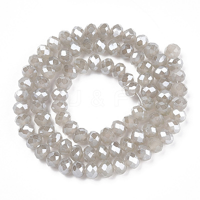 Electroplate Glass Beads Strands EGLA-A034-J4mm-A15-1