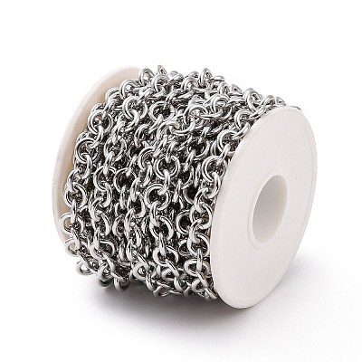 Tarnish Resistant 304 Stainless Steel Rolo Chains CHS-H013-07P-1