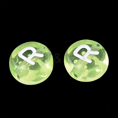Transparent Acrylic Beads X-TACR-N002-04G-1