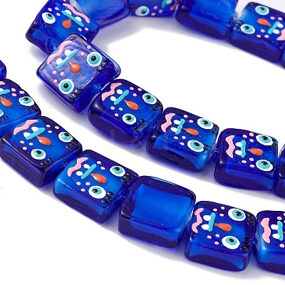 Handmade Lampwork Beads Strands LAMP-F029-02A-1
