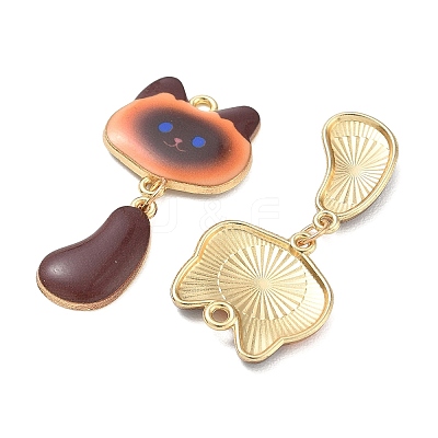 Printed Alloy Pendants ENAM-K076-45G-08-1